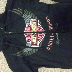 Harley Davidson zip up jacket